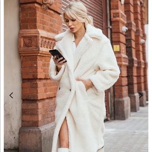 Cream Teddy Coat